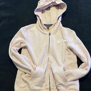 Girls Polo zip up hoodie